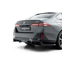 Arriere Splitter (avec une barre verticale) V.1 BMW 5 / i5 M-Pack Sedan / Touring G60 / G61