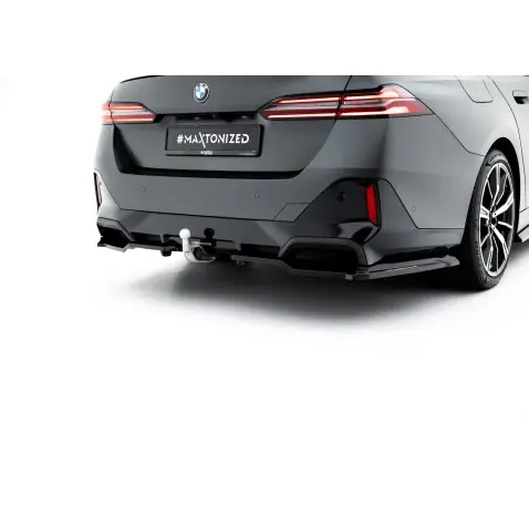 Arriere Splitter (avec une barre verticale) V.1 BMW 5 / i5 M-Pack Sedan / Touring G60 / G61