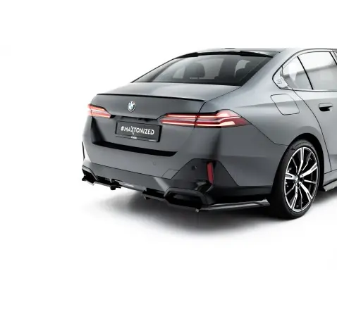 Arriere Splitter (avec une barre verticale) V.1 BMW 5 / i5 M-Pack Sedan / Touring G60 / G61