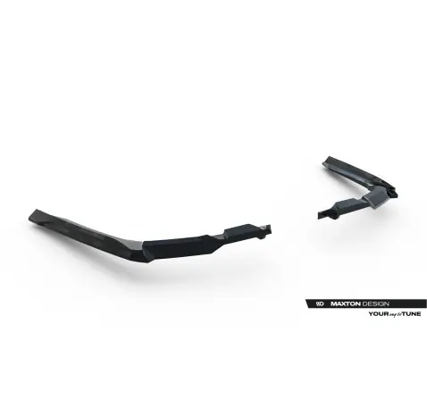 Arriere Splitter (avec une barre verticale) V.1 BMW 5 / i5 M-Pack Sedan / Touring G60 / G61