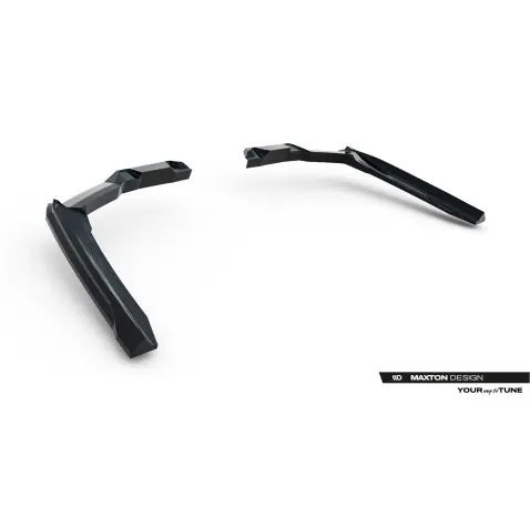Arriere Splitter (avec une barre verticale) V.1 BMW 5 / i5 M-Pack Sedan / Touring G60 / G61
