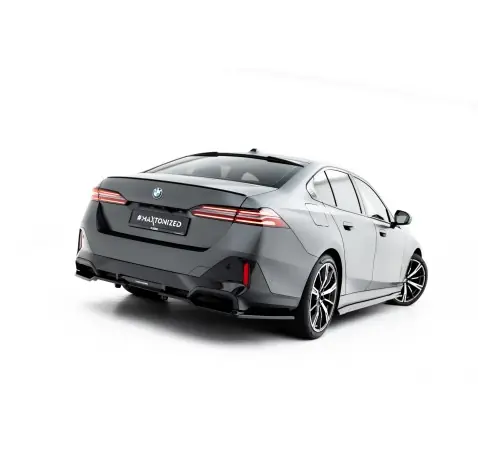 Arriere Splitter (avec une barre verticale) V.2 BMW 5 / i5 M-Pack Sedan / Touring G60 / G61