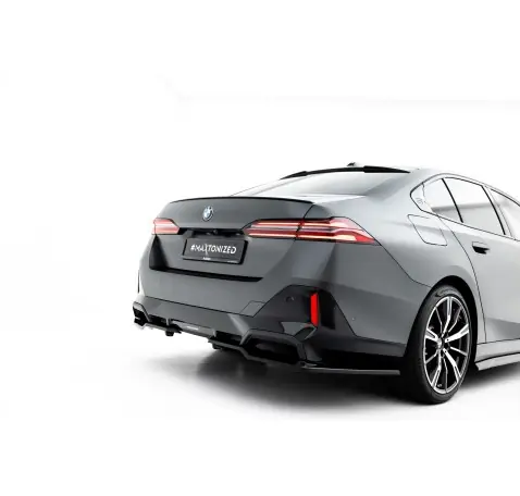 Arriere Splitter (avec une barre verticale) V.2 BMW 5 / i5 M-Pack Sedan / Touring G60 / G61