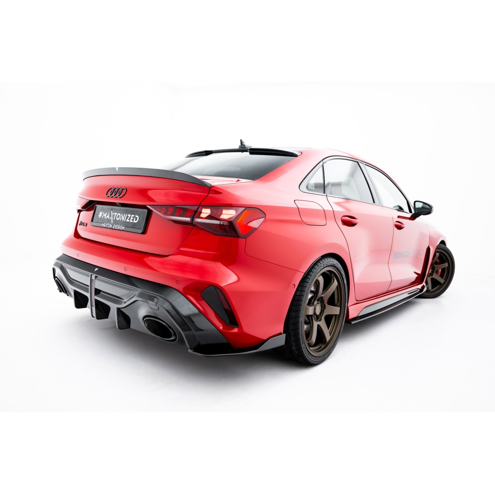 Fibre de Carbone Diffuseur Arrière Audi RS3 Sedan 8Y Facelift