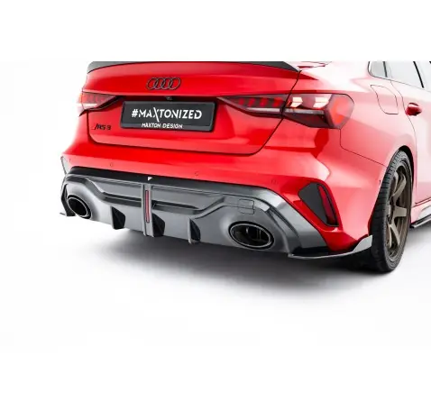 Fibre de Carbone Diffuseur Arrière Audi RS3 Sedan 8Y Facelift