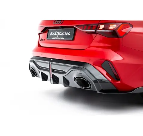 Fibre de Carbone Diffuseur Arrière Audi RS3 Sedan 8Y Facelift