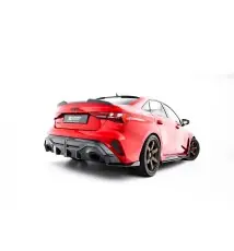 Fibre de Carbone Lames De Pare-Chocs Arrière Latérales Audi RS3 Sedan 8Y Facelift