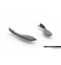 Fibre de Carbone Lames De Pare-Chocs Arrière Latérales Audi RS3 Sedan 8Y Facelift