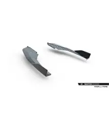 Fibre de Carbone Lames De Pare-Chocs Arrière Latérales Audi RS3 Sedan 8Y Facelift