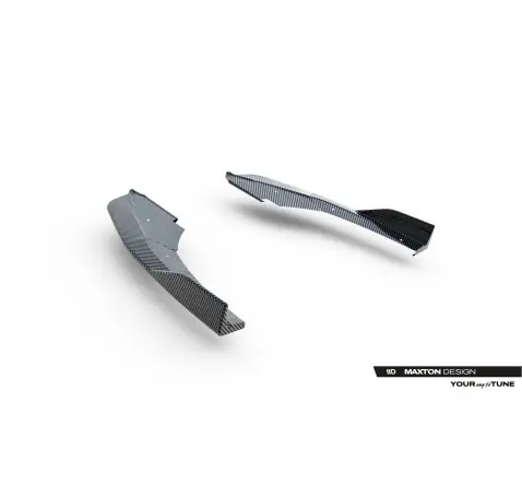 Fibre de Carbone Lames De Pare-Chocs Arrière Latérales Audi RS3 Sedan 8Y Facelift