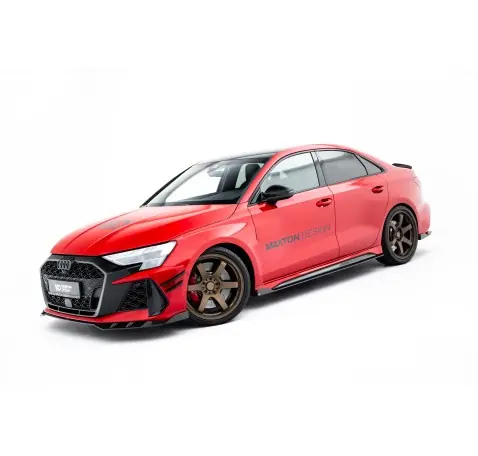 Fibre de Carbone Des Bas De Caisse V.1 Audi RS3 Sedan / Sportback 8Y / 8Y Facelift