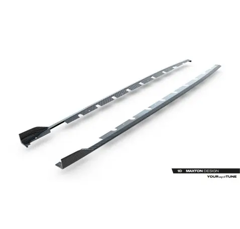 Fibre de Carbone Des Bas De Caisse V.1 Audi RS3 Sedan / Sportback 8Y / 8Y Facelift