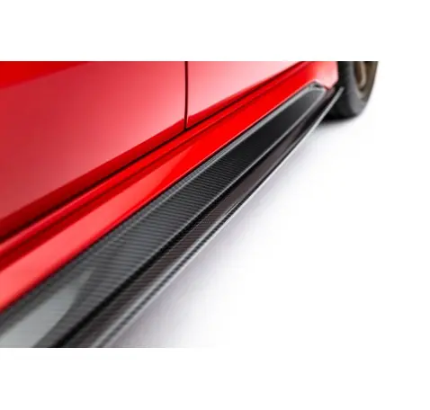 Set of Prepreg Carbon Fiber Side Skirts Audi RS3 Sedan 8Y Facelift