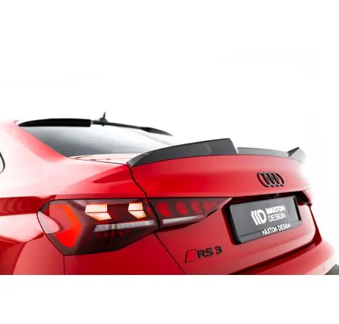 Prepreg Carbon Fiber Becquet de hayon V.1 Audi RS3 / S3 / A3 S-Line / A3 Sedan 8Y Facelift