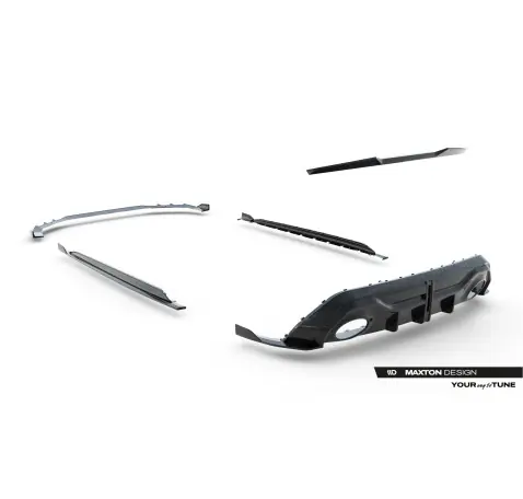 Set of Prepreg Carbon Splitters Audi RS3 Sedan 8Y Facelift