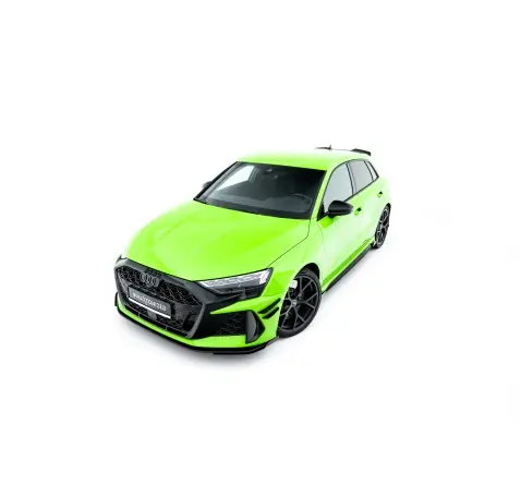 Street Pro Lame Du Pare-Chocs Avant + Flaps Audi RS3 Sportback 8Y Facelift