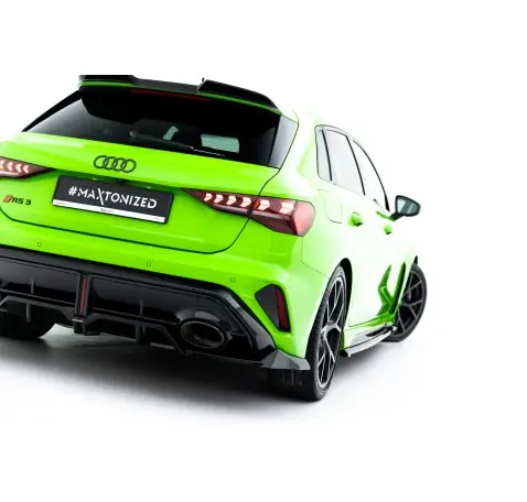 Arriere Splitter (avec une barre verticale) V.1 Audi RS3 Sportback 8Y Facelift