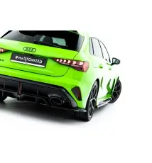 Arriere Splitter (avec une barre verticale) V.2 Audi RS3 Sportback 8Y Facelift