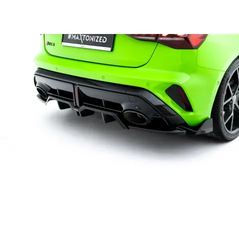 Arriere Splitter (avec une barre verticale) V.3 Audi RS3 Sportback 8Y Facelift