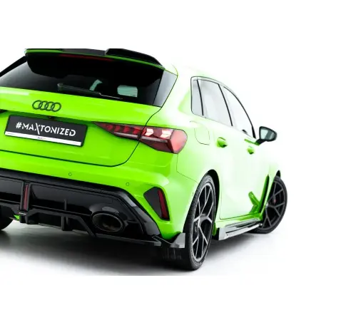 Arriere Splitter (avec une barre verticale) V.3 Audi RS3 Sportback 8Y Facelift