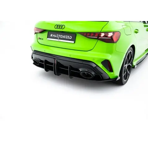 Street Pro Central Diffuseur Arriere + Flaps Audi RS3 Sportback 8Y Facelift