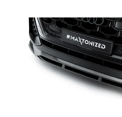 Fibre de Carbone Lame Du Pare-Chocs Avant Audi SQ8 / Q8 S-Line Mk1 Facelift