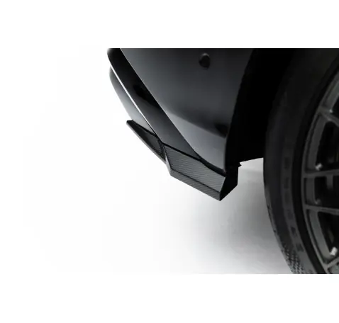 Fibre de Carbone Lames De Pare-Chocs Arrière Latérales Audi Q8 S-Line Mk1 Facelift