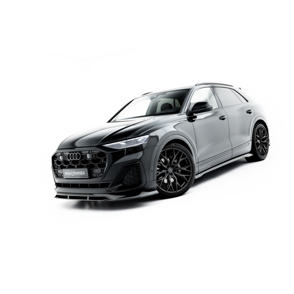 Set of Prepreg Carbon Splitters Audi Q8 S-Line Mk1 Facelift