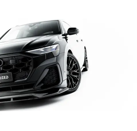 Set of Prepreg Carbon Splitters Audi Q8 S-Line Mk1 Facelift