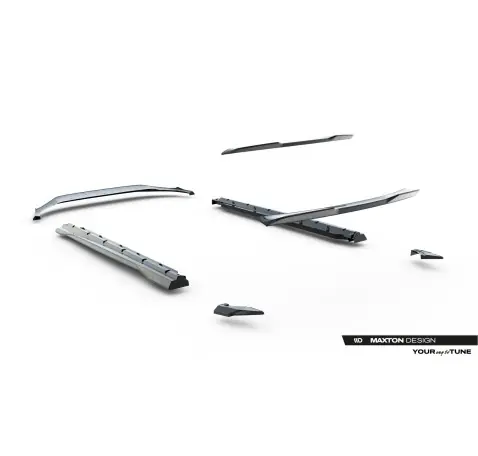 Set of Prepreg Carbon Splitters Audi Q8 S-Line Mk1 Facelift