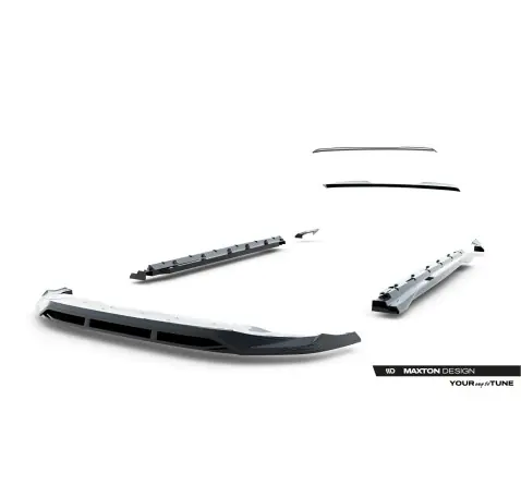 Set of Prepreg Carbon Splitters Audi Q8 S-Line Mk1 Facelift