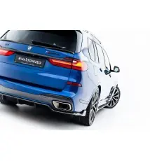 Fibre de Carbone Diffuseur Arrière BMW X7 M-Pack G07 / G07 Facelift (version with towbar)
