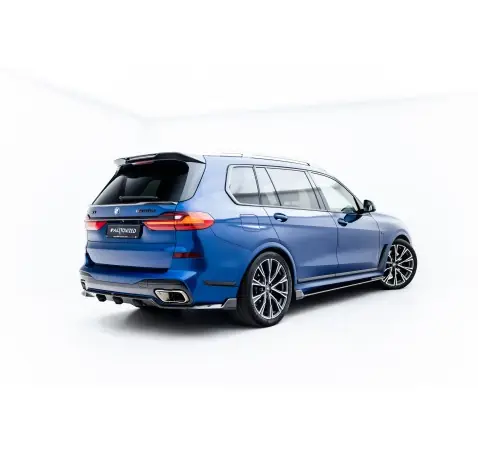 Fibre de Carbone Diffuseur Arrière BMW X7 M-Pack G07 / G07 Facelift (version with towbar)