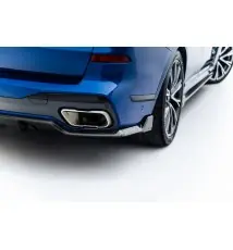 Fibre de Carbone Diffuseur Arrière BMW X7 M-Pack G07 / G07 Facelift (version with towbar)