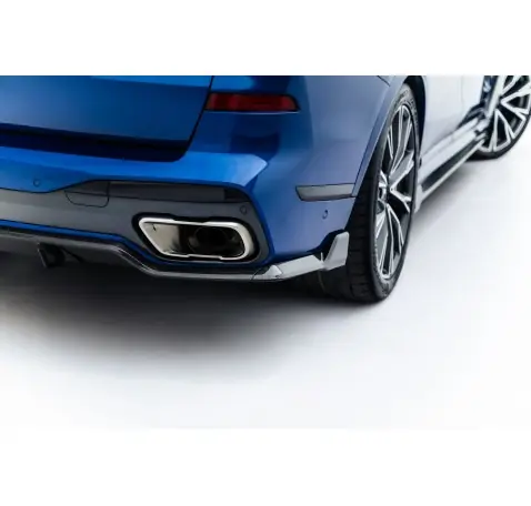 Fibre de Carbone Diffuseur Arrière BMW X7 M-Pack G07 / G07 Facelift (version with towbar)