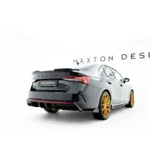 Lames De Pare-Chocs Arrière Latérales V.4 + Ailerons Skoda Octavia RS Combi / Liftback Mk4 / Mk4 Facelift