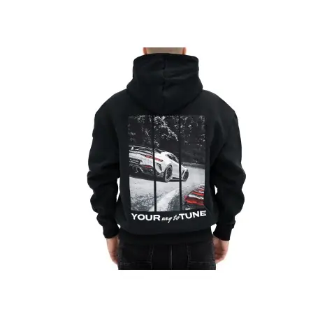 Black Hoodie Maxton Design