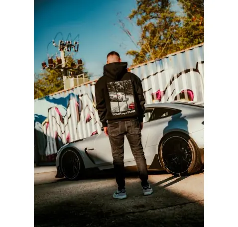 Black Hoodie Maxton Design