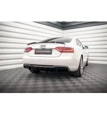 Diffuseur Arrière Complet Audi A5 Sportback 8T Facelift (Version avec double échappement d'un côté)