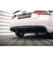 Diffuseur Arrière Complet Audi A5 Sportback 8T Facelift (Version avec double échappement d'un côté)