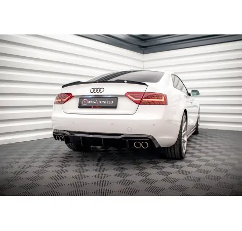 Diffuseur Arrière Complet Audi A5 Sportback 8T Facelift (Version avec double échappement des deux côtés)