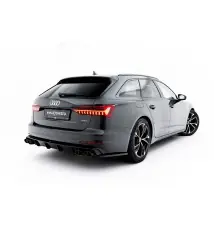 Rajout Du Pare-Chocs Arriere + Faux Pot D'échappement Audi A6 Sedan / Avant C8 / C8 Facelift