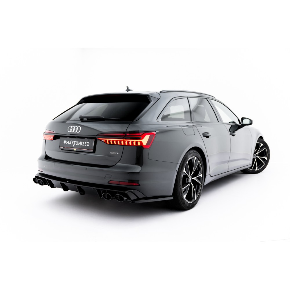 Rajout Du Pare-Chocs Arriere + Faux Pot D'échappement Audi A6 Sedan / Avant C8 / C8 Facelift