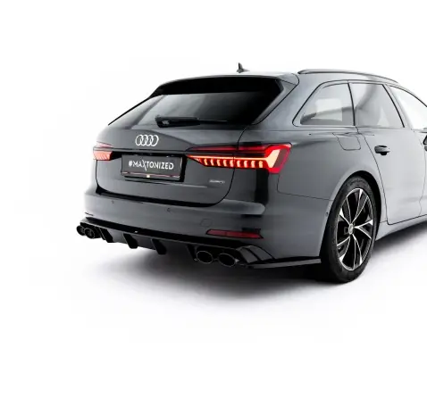 Rajout Du Pare-Chocs Arriere + Faux Pot D'échappement Audi A6 Sedan / Avant C8 / C8 Facelift