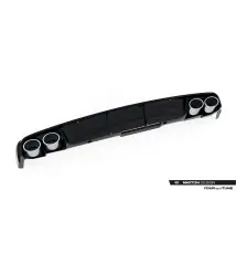 Rajout Du Pare-Chocs Arriere + Faux Pot D'échappement Audi A6 Sedan / Avant C8 / C8 Facelift