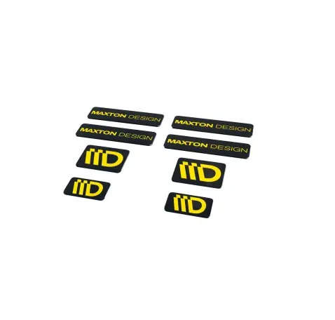 3D Noir et jaune Maxton Design