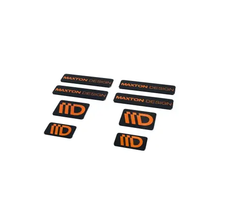 3D Noir et orange Maxton Design