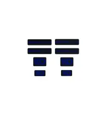 3D Noir et bleu marine Maxton Design