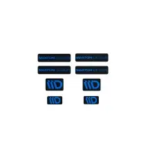 3D Noir et bleu Maxton Design