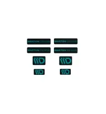 3D Noir et turquoise Maxton Design